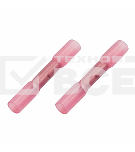 Соединительная гильза Rexant изолированная термоусаживаемая, L-37 мм, 0.5-1 мм², ГСИ-т 1.0 / ГСИ-т 0,5-1,0 / KY-1, красная, в упак. 10 шт.