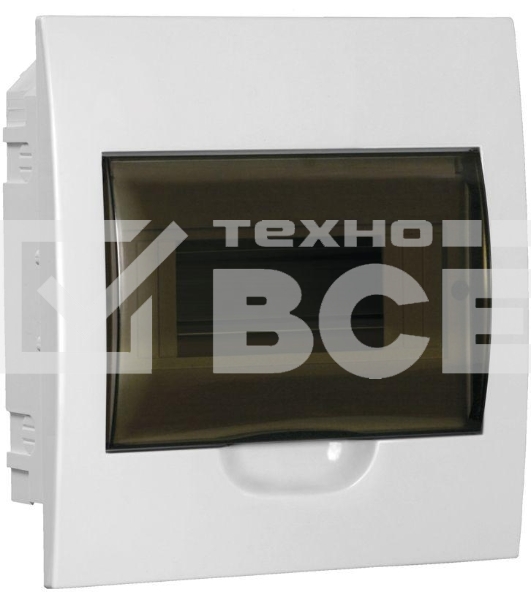 Бокс ЩРВ-П-8 мод. встраив. пластик IP41 GENERICA IEK MKP12-V-08-41-G
