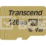 Флеш карта microSD 128GB Transcend microSDXC Ultimate UHS-I U3, V30, (SD адаптер), MLC, фото 1
