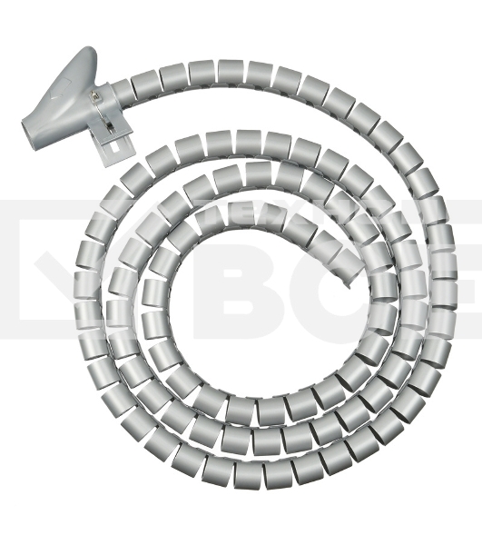 Кабельный органайзер Buro BHP CG155S Spiral Hose 15x1500mm Silver