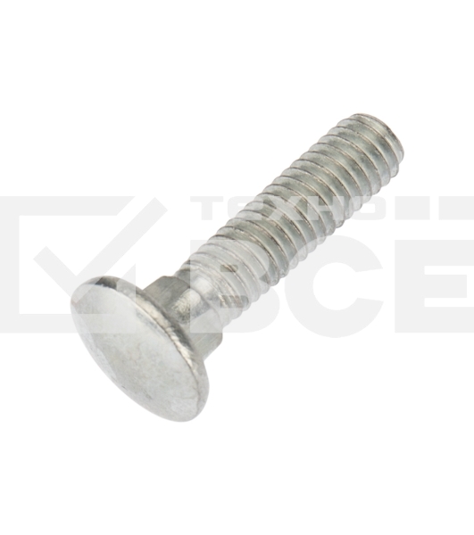 Болт мебельный KRANZ DIN 603, 6х25, короб (50 шт./уп.)