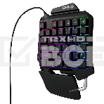 Игровой блок Oklick/Оклик GMNG 703GK черный USB for gamer LED (подставка для запястий), фото 1