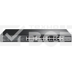 Сетевой коммутатор JetStream 24-port 10/100Mbps + 4-port Gigabit L2 Smart Switch with 24-port PoE+, PoE budget up to 250W, support PoE power management, with abundant L2 features,1U rack mountable, full managed via web UI/CLI/SSH/Telnet/SNMP, фото2