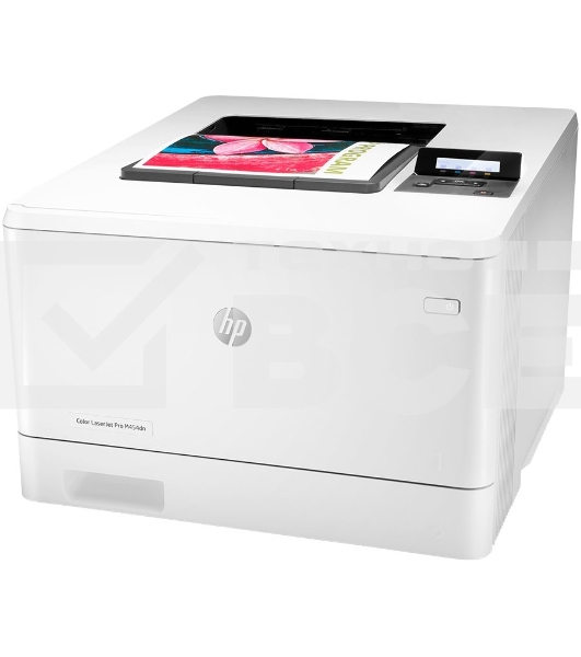 Принтер лазерный HP Color LaserJet Pro M454dn (W1Y44A), А4, цветной, печ. до 27 стр/мин., 600 x 600 dpi, USB, RJ-45, Air Print, Mopria