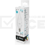 Лампа светодиодная Gauss Elementary 6Вт цок.:E14 свеча 220B 4100K св.свеч.бел.нейт. (упак.:10шт) (34126), фото4