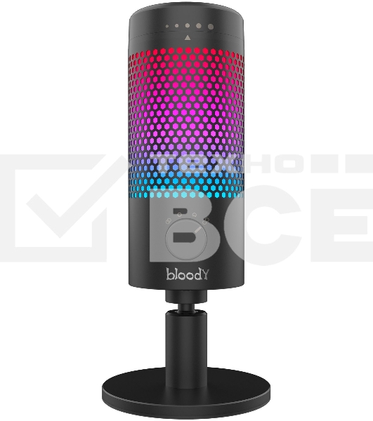 Микрофон проводной A4Tech Bloody GM50 Pro 2.5м черный