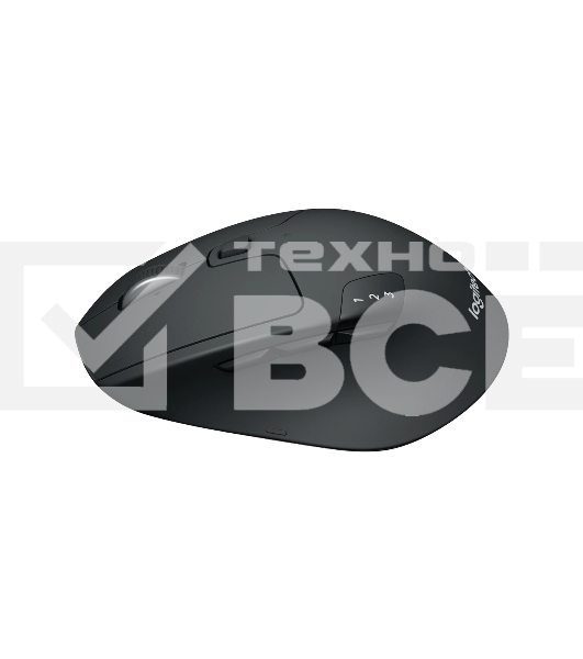 Мышь беспроводная Logitech M720 Triathlon черный, 1000 dpi, радиоканал, Bluetooth, USB, кнопки - 8