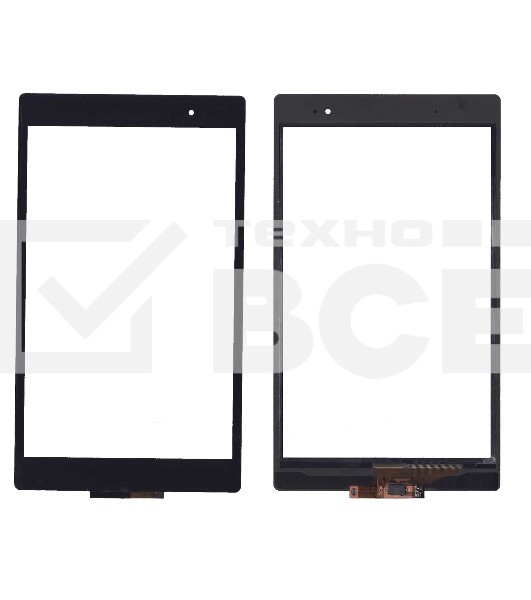 Сенсорное стекло (тачскрин) для Sony Xperia Tablet Z3 Compact, черное