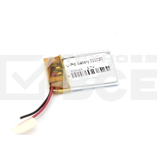 Аккумулятор Li-Pol (батарея) 2*20*20мм 2pin 3.7V/40mAh