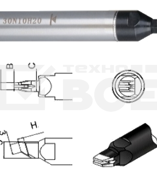 Жало для паяльника Quick QSS960-T-4CM