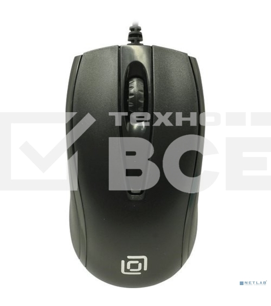 Мышь проводная Oklick 325M черный, 1000 dpi, USB, кнопки - 3