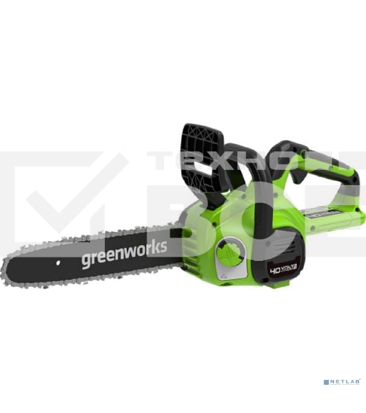 Цепная пила аккумуляторная GreenWorks G40CS30II, 40V, 30 см, без АКБ и ЗУ (2007807)