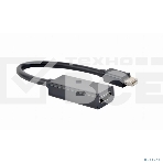 Переходник miniDisplayPort -> HDMI, Cablexpert A-mDPM-HDMIF4K-01, 4K, 20M/19F, кабель 15см, черный, пакет, фото3