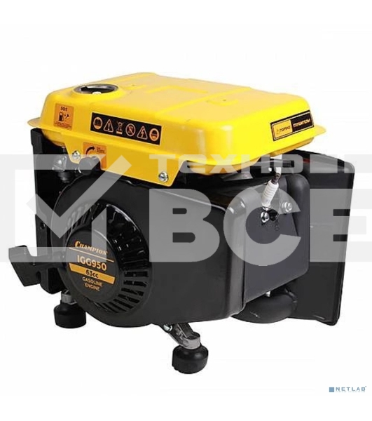 Генератор CHAMPION IGG9500.8/0.9кВт 1.86лс 2.2л 11.7кг 12v