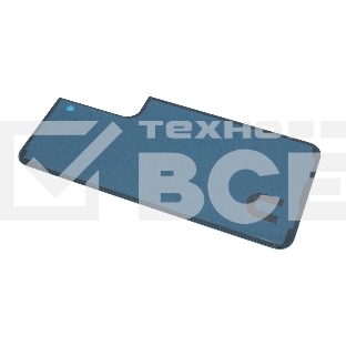 Задняя крышка для Samsung Galaxy S22 Plus S906U голубая (sky blue)