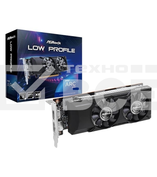 Видеокарта ASRock A310 LP 4G INTEL ARC A310 4Gb 64bit GDDR6 2000/15500 HDMIx1 DPx1 HDCP Ret low profile