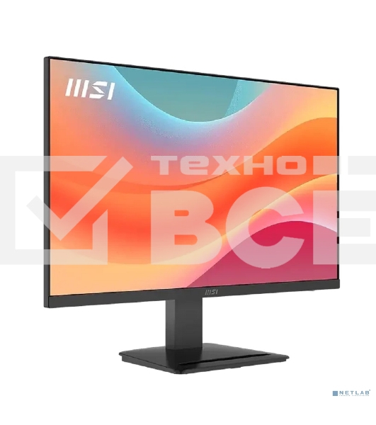 Монитор 27' MSI PRO MP273Q E7 IPS 2560x1440, 75 Гц, 1 мс, 16:9, 250 кд/м², 2×HDMI 2.0, DP 1.4, 3.5 Jack, HDR10, Adaptive-Sync, черный