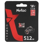 Флеш карта NeTac P500 Extreme Pro MicroSDXC 512Gb V30/A1/C10 up to 100Mb/s, фото8
