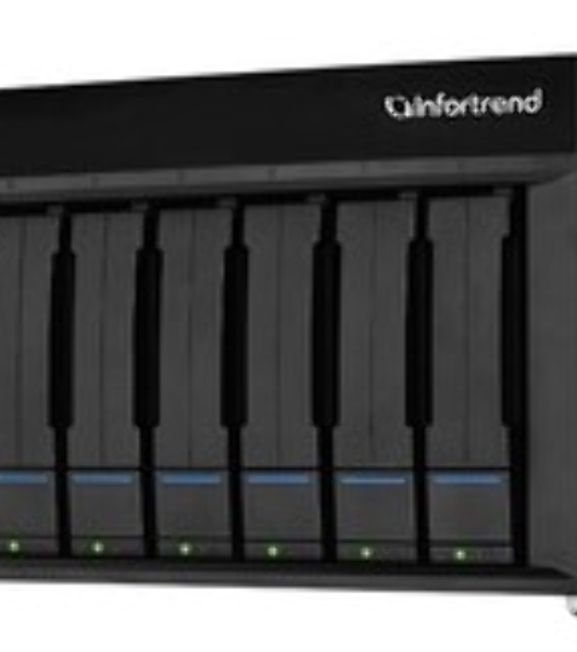 Платформа СХД Infortrend EonStor GSe Pro 200 5bay, High IOPS Solution, desktop cloud-integrated unified storage, including: Intel D1517, 2x4GB, 2x 10GbE SFP+, 2x 1GbE, 2x USB 3.1 Gen2, 2x USB 3.0, 2x host board slot(s), 1xPSU and 5x drive trays