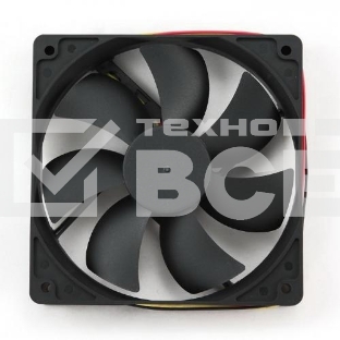 Вентилятор для корпуса Gembird FANCASE3/BALL черный, 120 мм, 2000 об/мин, 38 дБ, 3 pin