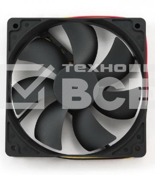 Вентилятор для корпуса Gembird FANCASE3/BALL черный, 120 мм, 2000 об/мин, 38 дБ, 3 pin