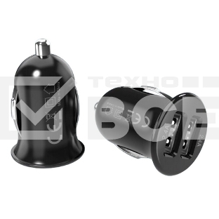 Автомобильная зарядное устройство ACD ACD-C242-X1B черный 24Вт, 2xUSB, 5В, 4.8А RTL {120}