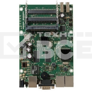 Плата маршрутизатора Mikrotik RB435G без корпуса RouterBOARD 435G with 680MHz Atheros CPU, 256MB RAM, 3 Gigabit LAN, 5 miniPCI, RouterOS L5, 2 USB ports {20}