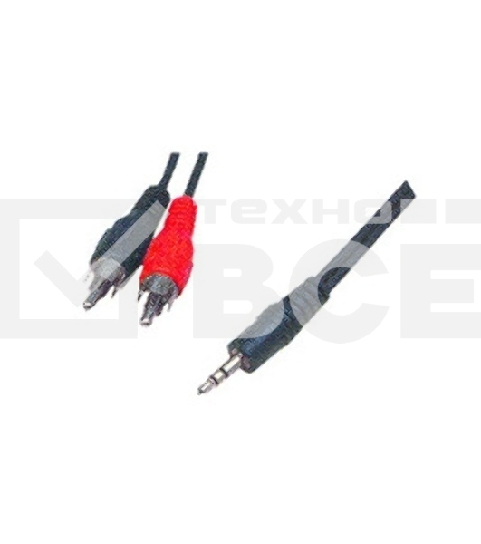 Кабель аудио Gembird Jack3.5 / 2xRCA, 1.5м