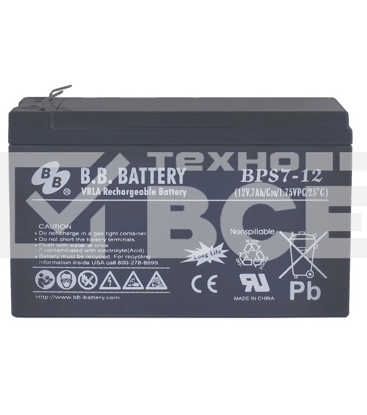 Батарея B.B.Battery BPS 7-12 (12V 7Ah)