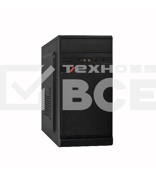 Компьютерный корпус Exegate EX283057RUS  Minitower ExeGate BAA-106 Black, mATX, <AAA350, 80mm>, 2*USB, Audio