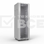 Напольный шкаф Rexant серии Standart 42U 600х800 мм, передняя дверь стекло, задняя дверь металл, RAL 7035 (состоит из 2 частей), фото3