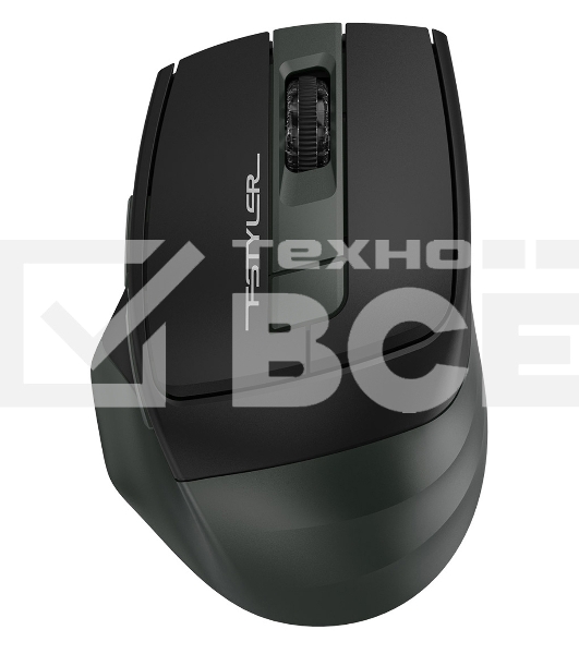 Мышь беспроводная A4Tech Fstyler FB35 зеленый/черный, 2000 dpi, радиоканал, Bluetooth, USB, кнопки - 6