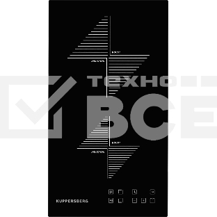 Индукционная варочная поверхность Kuppersberg ICO 301 / домино, ширина 30 см, 2 зоны индукционного нагрева, сенсорное управление, 3 цифровых дисплея, 9 уровней мощности, таймер,автоотключение, защита от перелива, защита от детей, индикаторы остаточного те