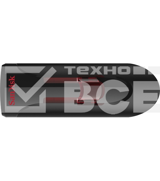 Флеш диск Sandisk 128Gb Cruzer Glide SDCZ600-128G-G35 USB3.0 черный/красный