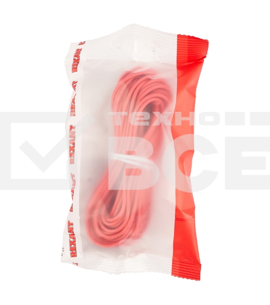 Провод автомобильный ПГВА/ПВАМ Rexant 1х0,75 мм красный, мини-бухта 10 метров