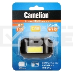 Фонарь налобный Camelion LED5355 черный 1Вт лам.:светодиод. AAAx3 (13748), фото7