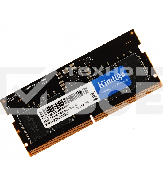 Оперативная память Kimtigo, DDR5, 8GB (1x8 GB), 4800 MHz, CL40, SO-DIMM