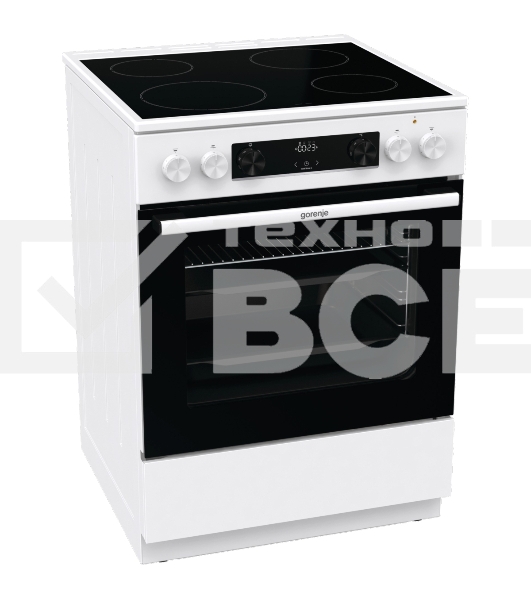 Электрическая плита Gorenje GEC6C40WD белый