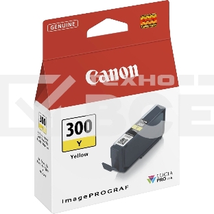 Картридж струйный Canon PFI-300 Y EUR/OCN желтый (530 стр.) для Canon imagePROGRAF PRO-300