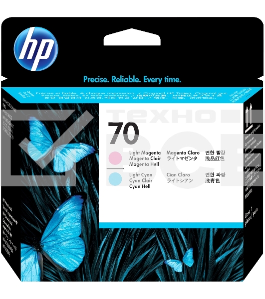 Картридж струйный HP 70 C9405A светло-пурпурный/светло-голубой печатающая головка для HP DJ Z2100/Z3100/PS Pro B9100