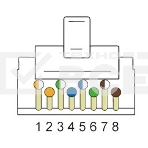 Коннектор RJ45 STP 8P8C, универсальный, cat.6, 100 шт., фото3
