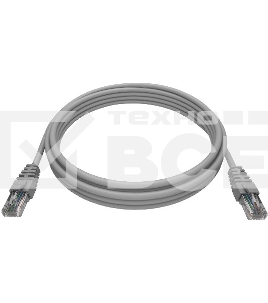 Патч-корд NTSS NTSS-PC-UTP-RJ45-6-1.0-LSZH-GY NTSS-PC-UTP-RJ45-6-1.0-LSZH UTP RJ-45 вил.-вилка RJ-45 кат.6 1м серый LSZH (уп.:1шт) 24AWG