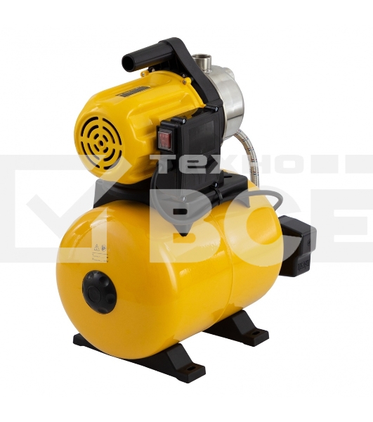 Насосная станция Denzel PS800X автоматическая 800Вт 3200л/ч ресивер 24л подъем 38м