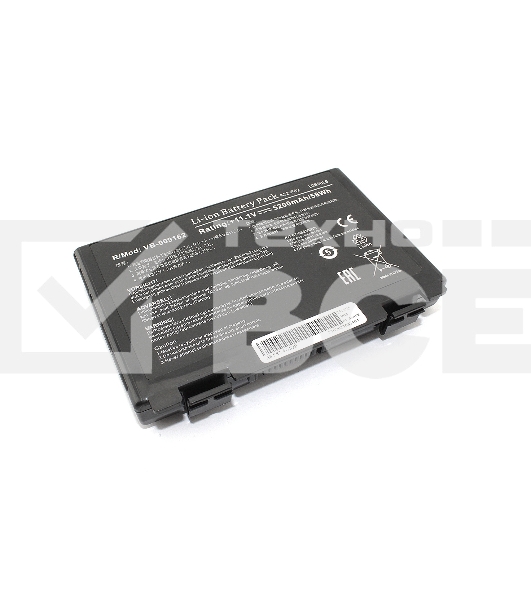 Аккумуляторная батарея для ноутбука Asus K40, F82 (A32-F82) 11.1V 5200mAh OEM черная