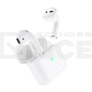 Наушники HOCO EW03 Plus беспроводные с док станцией TWS, Bluetooth 5.0 белый