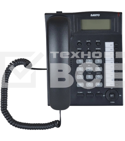 Телефон проводной SANYO RA-S517B черный