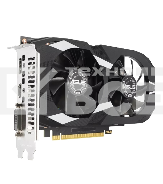 Видеокарта Asus DUAL-RTX3050-O6G NVIDIA GeForce RTX 3050 6Gb 96bit GDDR6 PCI-E 4.0 1507/14000 DVIx1 HDMIx1 DPx1 HDCP Ret
