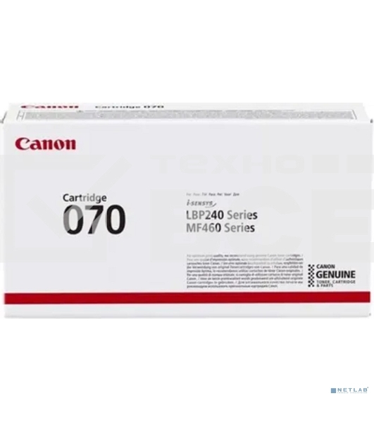 Картридж лазерный Canon CRG 070 BK черный (3000 стр) для Canon MF240/460 series