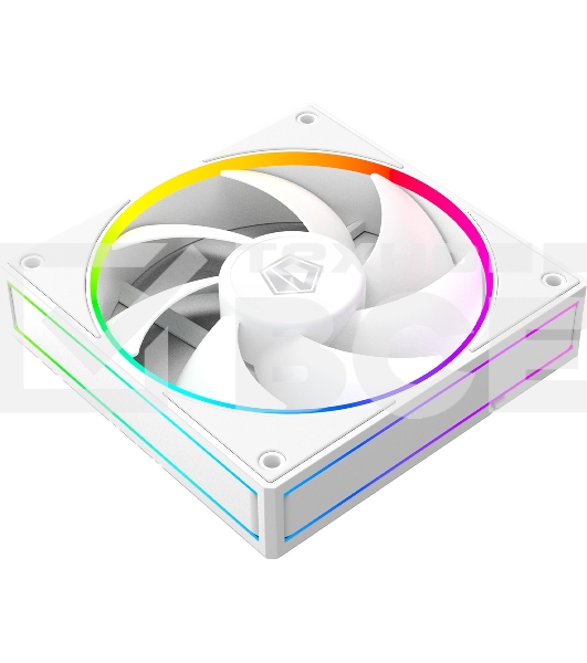 Вентилятор для корпуса ID-Cooling AF-127-ARGb-W белый, 120 мм, 2000 об/мин, 29.9 дБ, 4 pin