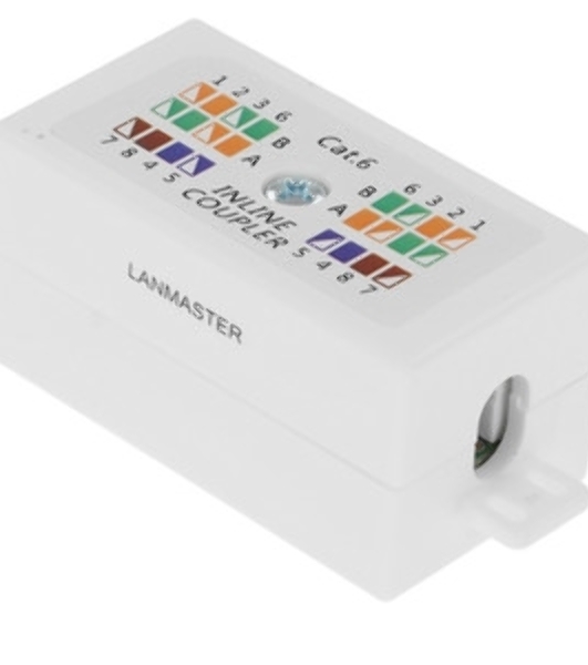 Соединитель LANMASTER LAN-CNB-STP6A белый